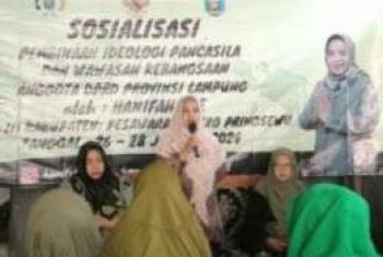 Anggota Komisi II DPRD Provinsi Lampung Sosialisasi Pembinaan Ideologi Pancasila