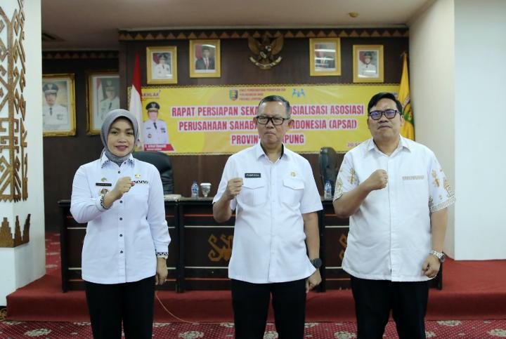 Gubernur Arinal Ajak Perusahaan Yang Tergabung Asosiasi Perusahaan Sahabat Anak Indonesia Kampanyekan Pemenuhan Hak Hak Anak di Provinsi Lampung 