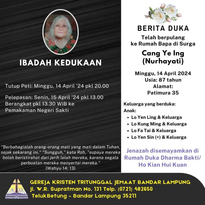 Turut Berduka Cita Atas Meninggalnya Orang Tua dari Sahabat Pimred Saibumi.com
