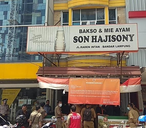 18 Gerai Bakso Sony Bandar Lampung Siap Dibuka Kembali