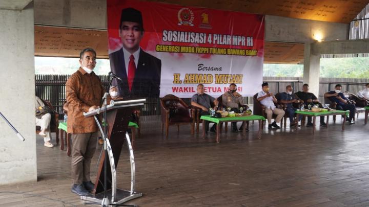 Kunjungi Tubaba, Wakil Ketua MPR RI H. Ahmad Muzani, Sindir Bahasa Lampung Hampir Punah