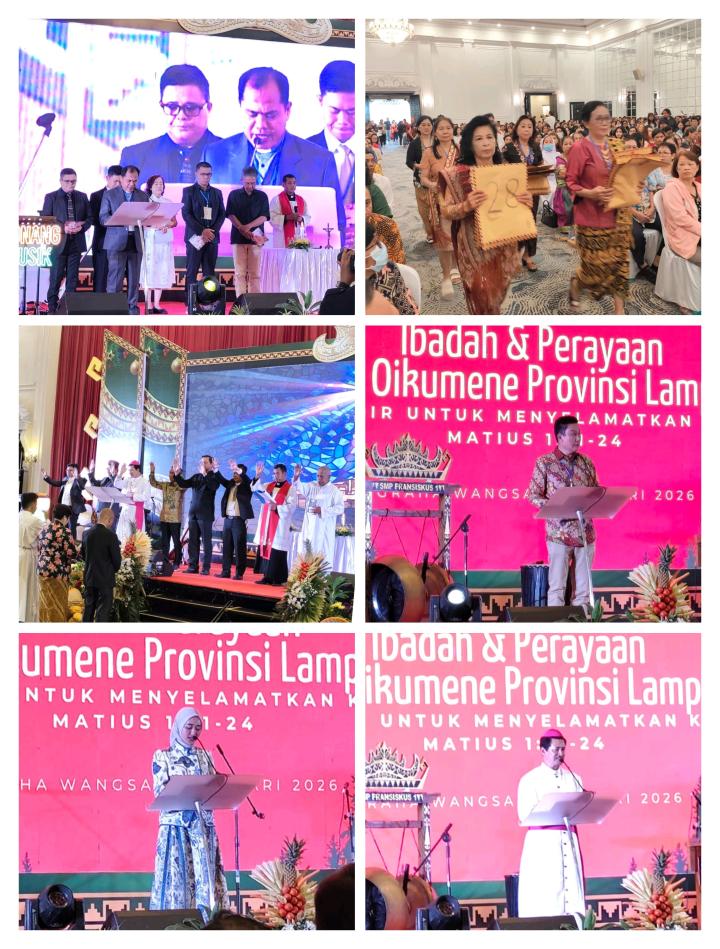 Semangat Kasih Natal Oikoumene  Provinsi Lampung  Memperkuat Rasa  Solidaritas , Cinta Kehidupan dan Lingkungan Hidup. 