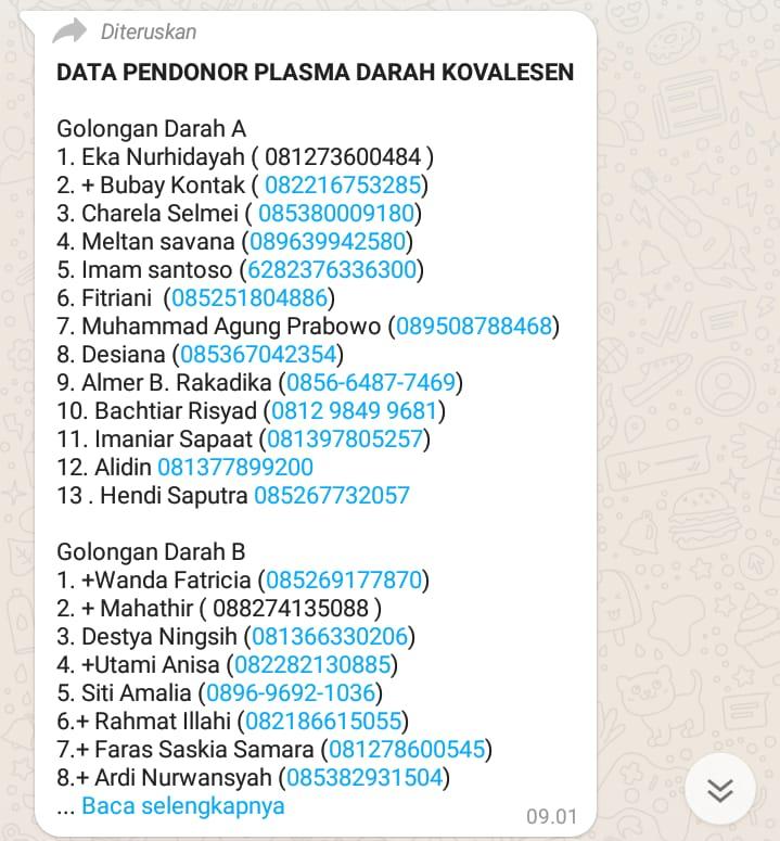 Awas HOAX! Jangan Mudah Percaya, Berita Donor Darah