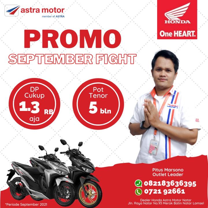Astra Motor Natar Berikan Promo September Fight bersama FIF