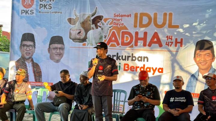 DPW PKS Lampung Salurkan 17.400 Paket Daging Qurban, Wujudkan Semangat Berbagi hingga Pelosok Daerah