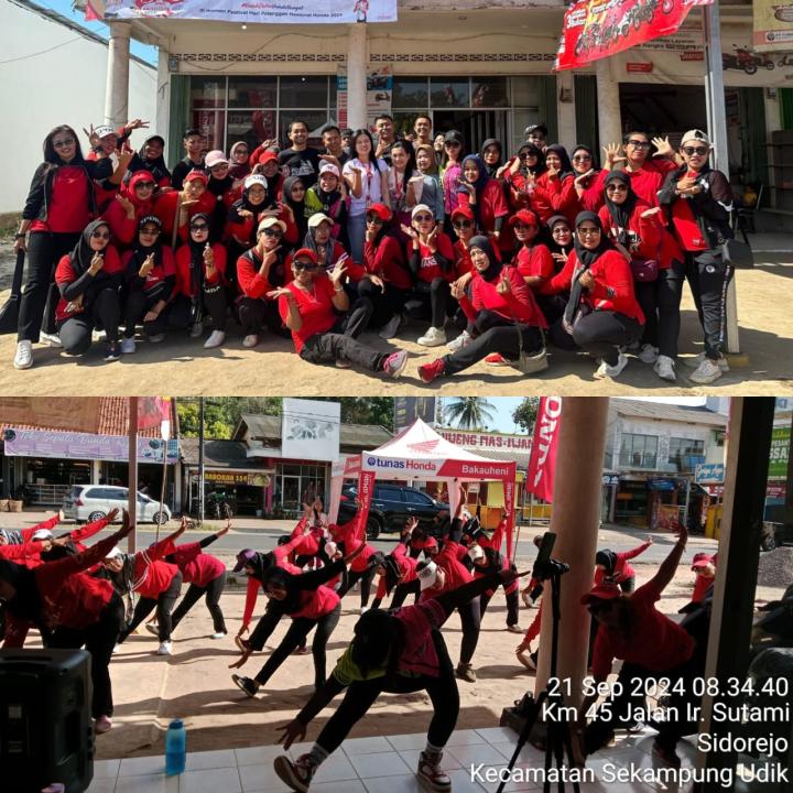 Senam Sehat Bersama TDM Bakauheni (Sidorejo) Dalam Semarak Hari Pelanggan Nasional 