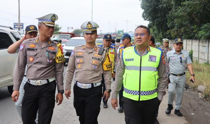 Korlantas Polri Survei Jalan di Bandar Lampung, Siapkan Pos Pelayanan Mudik Lebaran 2026