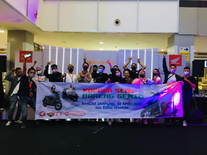 Tunas Honda Lampung Gelar Kopdar Seru Bareng New Genio  Saibumi. Com, Bandar Lam