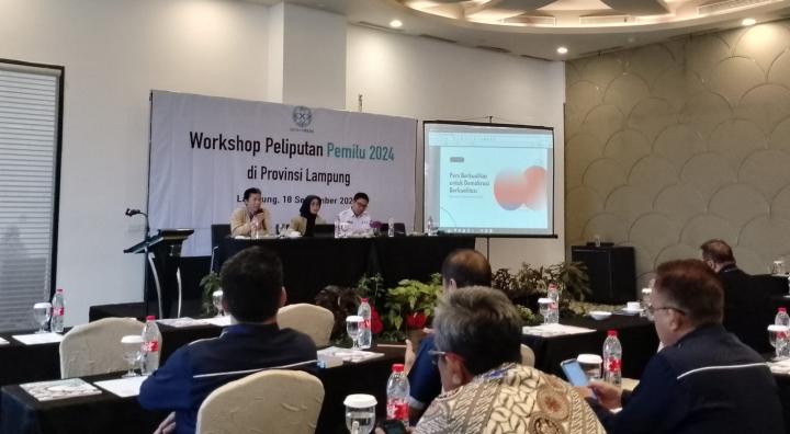 Workshop Peliputan Pemilu 2024 Dewan Pers di Lampung, Dr. Ninik Rahayu: Pers Tidak Dijadikan Mobilisasi Masa
