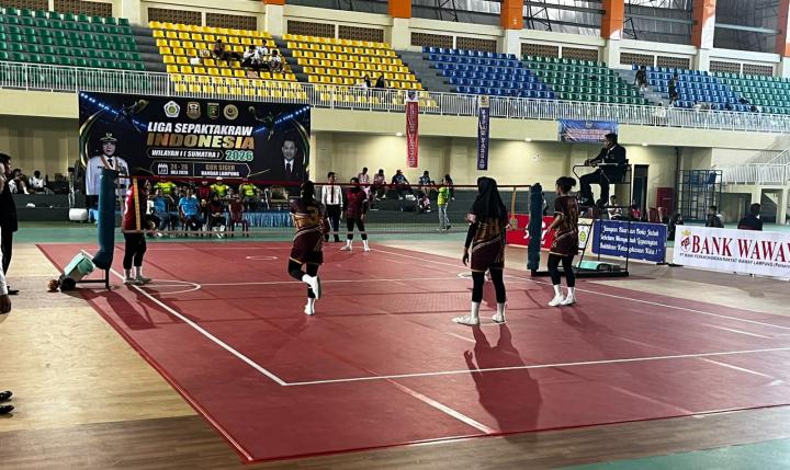 Liga Sepak Takraw Indonesia Wilayah I Sumatera 2026 Resmi Bergulir di Bandar Lampung, Diikuti Sembilan Klub