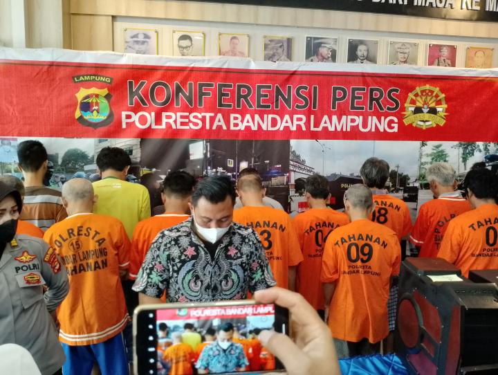 13 Kasus Judi Online Maupun Konvensional Diungkap Polresta Bandar Lampung 