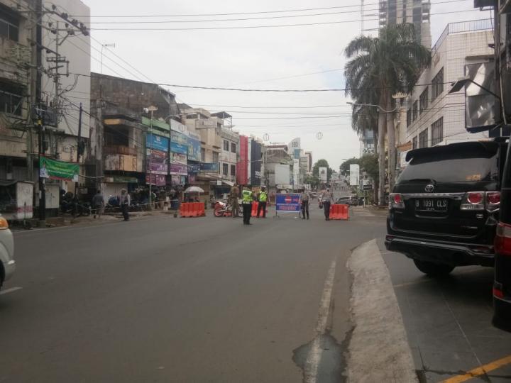 Sejumlah Jalan Protokol Kota Bandar Lampung Disekat, Berikut DaftarnyaÂ 