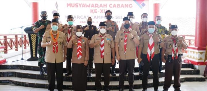 Bupati Nanang Ermanto Buka Muscab ke-XIV Kwarcab Gerakan Pramuka Lampung Selatan