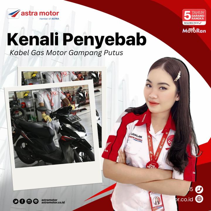 Kenali Penyebab Kabel Gas Motor Gampang Putus 