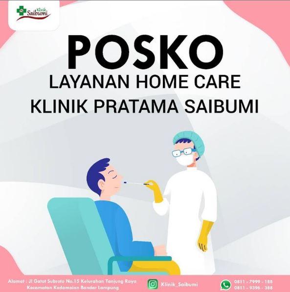 Klinik Pratama saibumi membuka Posko Layanan Homcare