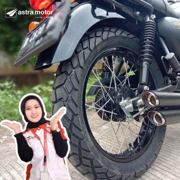 Benarkah Tekanan Angin Ban Motor Harus Dikurangi Saat Musim Hujan