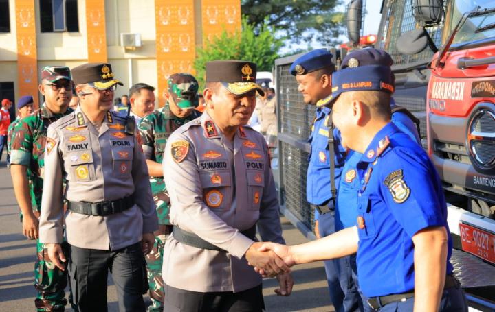1.070 Titik Panas Terdeteksi Sepanjang 2026, Polda Lampung Perkuat Kesiapsiagaan Cegah Karhutla