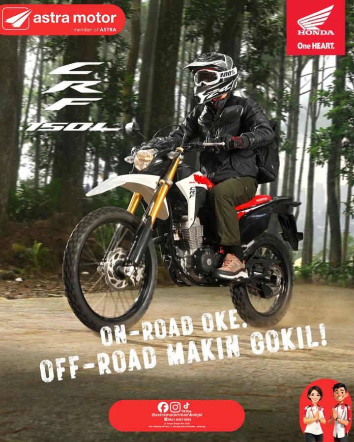 Astra Motor Imam Bonjol Hadirkan Honda CRF150L: Solusi Berkendara Tangguh di Segala Medan
