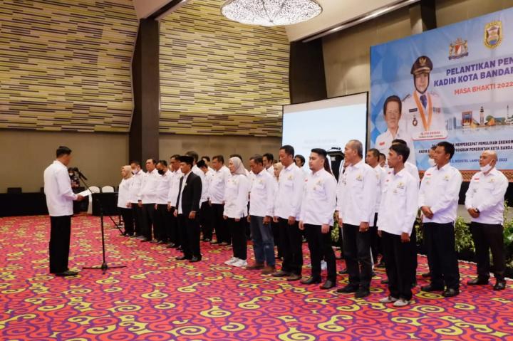 49 Pengurus Kadin Kota Bandar Lampung Resmi Dilantik