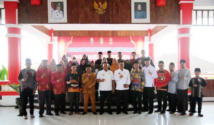 Ini Pesan Bupati Lampung Selatan Saat Lepas Kafilah Kabupaten ke MTQ 49 Tingkat Provinsi Lampung