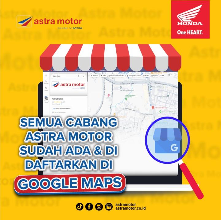 Semua Cabang Astra Motor Kini Resmi Terdaftar di Google Maps 