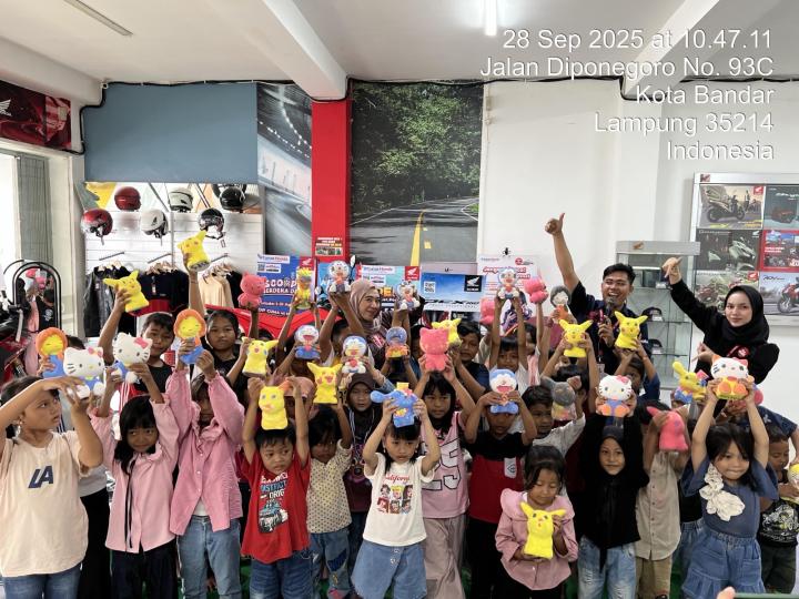 TDM Teluk Betung Gelar Showroom Event Lomba Mewarnai Bersama Konsumen Loyal di Hari Pelanggan Nasional   