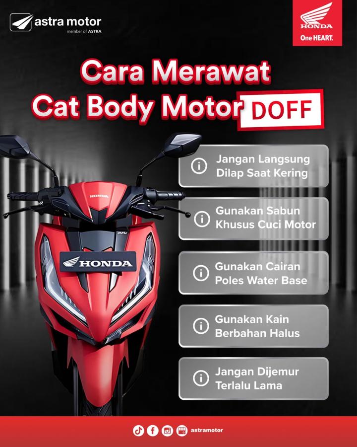 Astra Motor Natar Edukasi Konsumen Tentang Perawatan Cat Body Motor Doff,Bentuk Komitmen Astra Motor Natar dalam Menjaga Kualitas dan Kepuasan Pelanggan