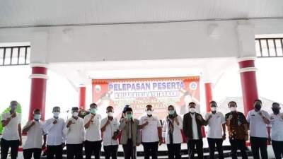 Bupati Lampung Selatan Melepas 58 Mahasiswa KKN STAI YASBA Tahun Akademik 2021-2022