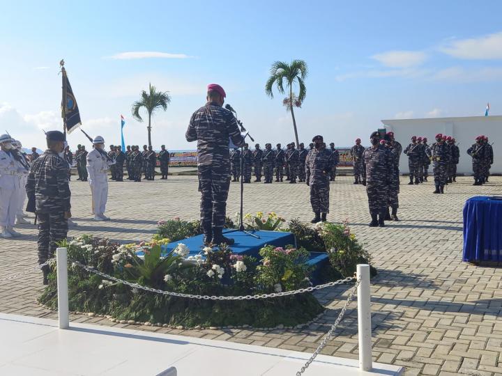 Komandan Pangkalan TNI AL Lampung Resmi Dijabat Letkol Laut (P) Zul Fahmi 