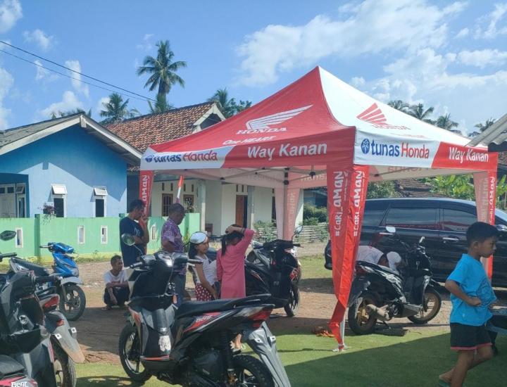 Lewat Forum CSR Lampung (FCL), Tunas Honda Waykanan Turut Berikan Bantuan Sosial Korban Banjir