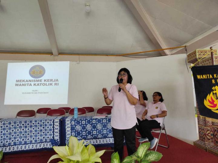 Organisasi Wanita Katolik RI Dewan Pengurus Daerah (DPD) Lampung Berikan Pembekalan Pengurus Wanita Katolik DPC TanjungkarangÂ 