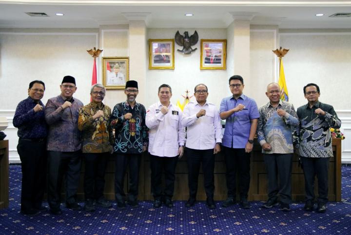 Pj.Gubernur Samsudin dan Jajaran Forkopimda Terima Kunjungan Kerja Badan Akuntabilitas Publik DPD RI