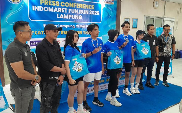 Indomaret Gelar Fun Run di 10 Kota, Bandar Lampung Jadi Start Perdana