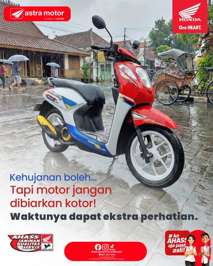 Musim Hujan Tiba, Astra Motor Imam Bonjol Ingatkan Pentingnya Perawatan Ekstra Kendaraan