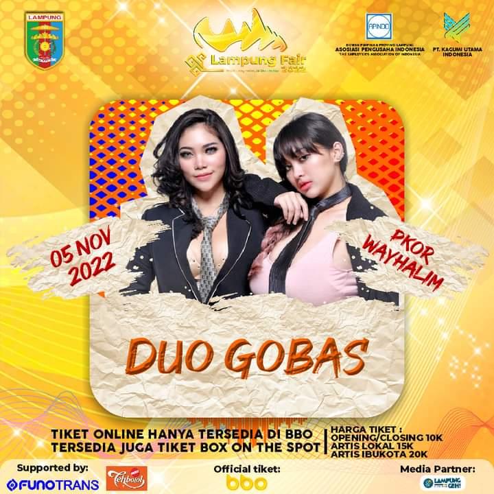 Usai Diva-Vanessa & Bius Kerispatih, Duo Gobas Siap Libas Panggung Lampung Fair