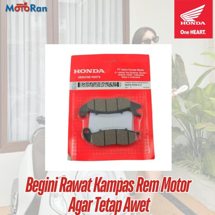 Belum Banyak Yang Tahu, Begini Rawat Kampas Rem Motor Agar Tetap Awet 