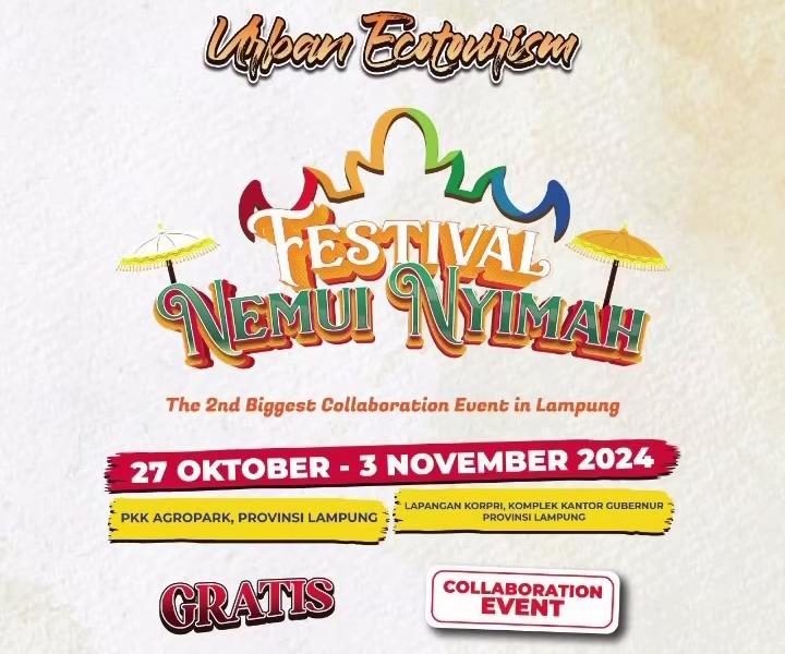 Pemerintah Provinsi Lampung Siap Gelar Festival Nemui Nyimah 
