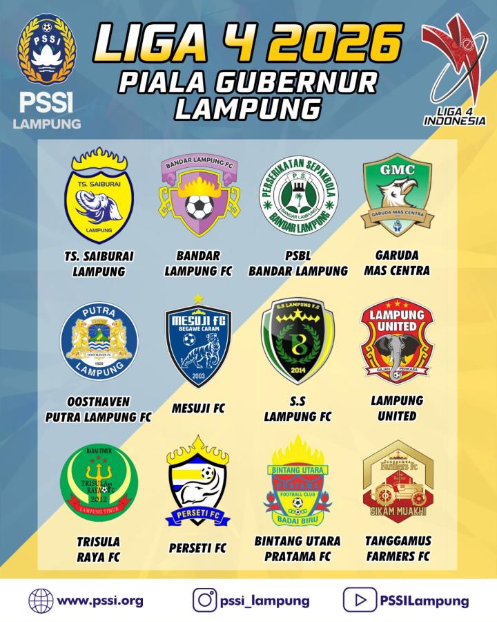 Liga 4 Zona Lampung Siap Digelar, 10 Tim Berebut Tiket Nasional