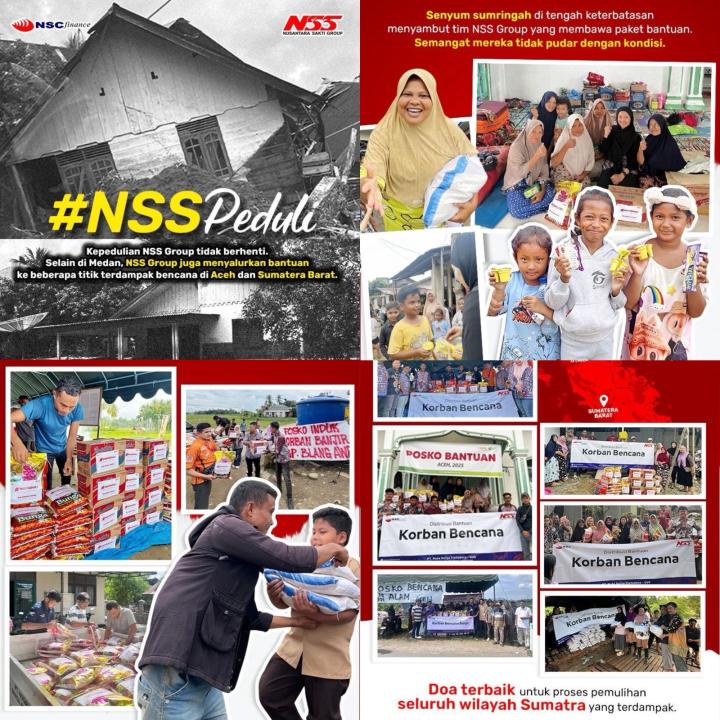 NSS Group Salurkan Bantuan Kemanusiaan untuk Korban Bencana di Sumatera