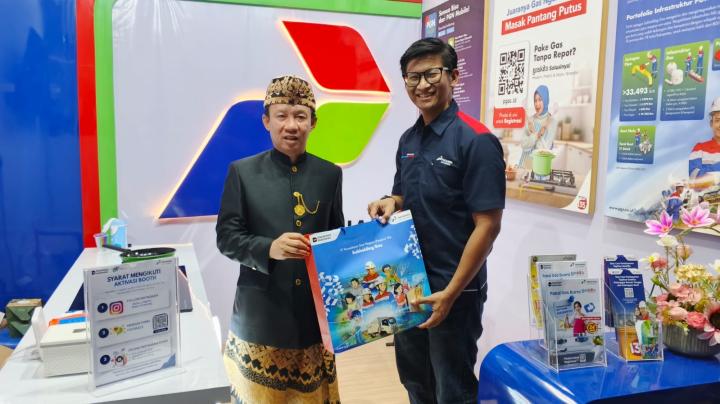 Sekretaris Daerah Provinsi Lampung Marindo Kurniawan Kunjungi Booth PGN Area Lampung di Bandar Lampung Expo 2026   