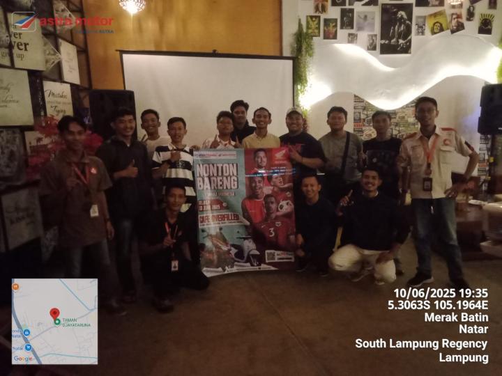Astra Motor Natar Ajak Konsumen Nonton Bareng Timnas Di Cafe Overfiled 