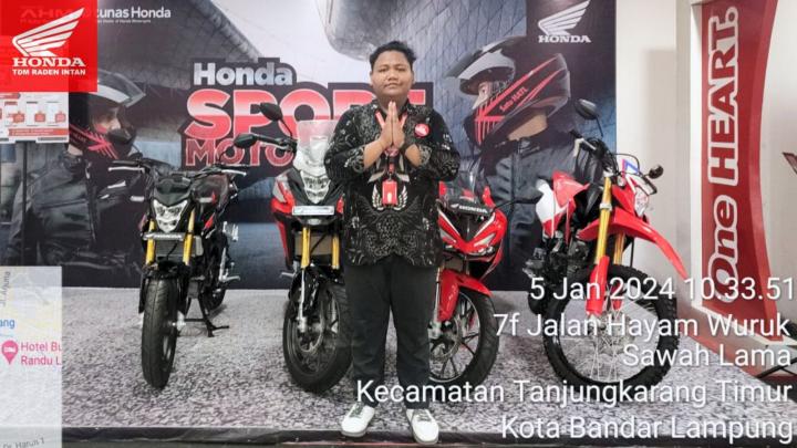 TDM Radin Intan Ramaikan Chandra Superstore Dengan Event Honda Motor Show 