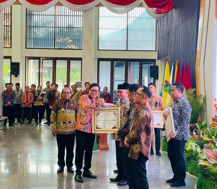 Ka Akun Brigif 4 Marinir/BS Hadiri Penyerahan Digital DIPA dan Pengukuhan Bupati Lampung Barat