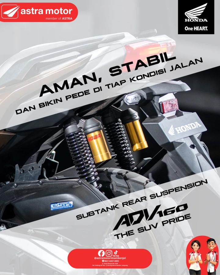 Jaga Performa Suspensi, AHASS Astra Motor Imam Bonjol Pastikan Konsumen Nyaman di Segala Medan
