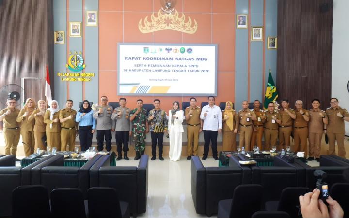 Kawal Program Makan Bergizi Gratis, Kejari Lampung Tengah Luncurkan Datun Beguwai MBG