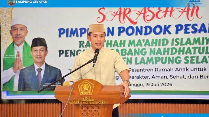 Bupati Radityo Egi Dorong Pesantren Cetak Generasi Emas, Minta Pemetaan Bakat Santri Jadi Program Daerah