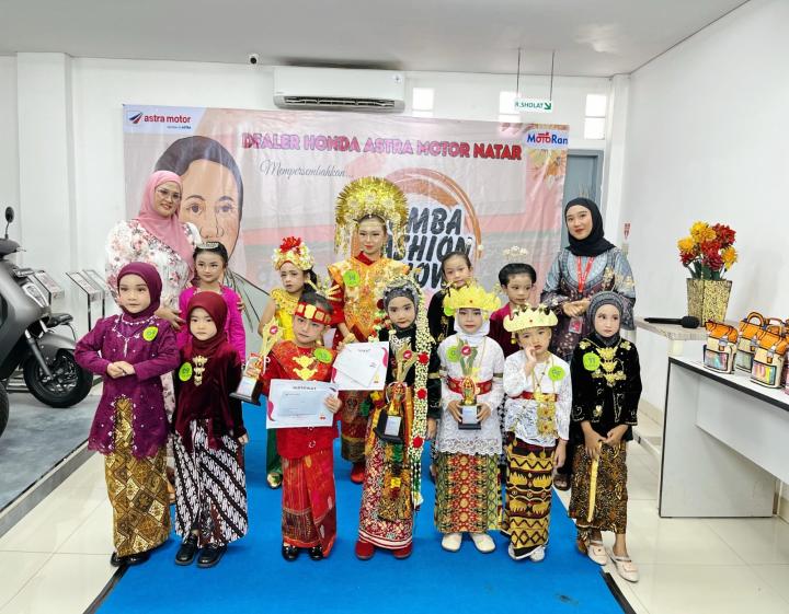 Astra Motor Natar Gelar Fashion Show Anak-Anak dalam Rangka Hari Kartini   