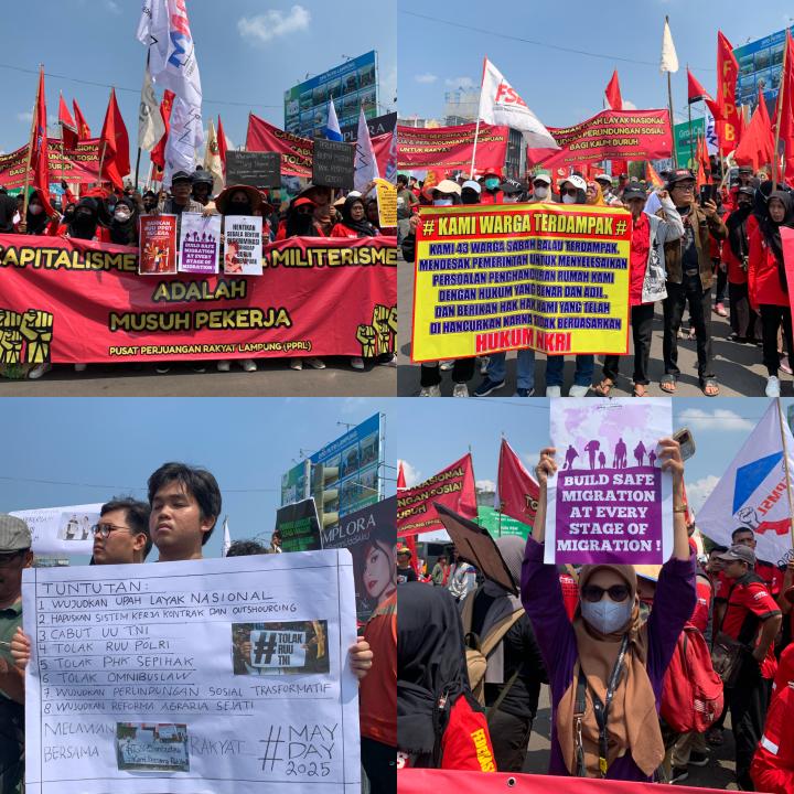 Hari Buruh Sedunia, PPRL Gelar Aksi Peringatan di Tugu Adipura