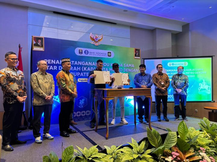 Bank Indonesia Provinsi Lampung Dukung Pemkot Metro dan Kulon Progo Kerja Sama Antar Daerah (KAD) Terkait Stabilitas Pasokan dan Harga Komoditas Cabai Merah 