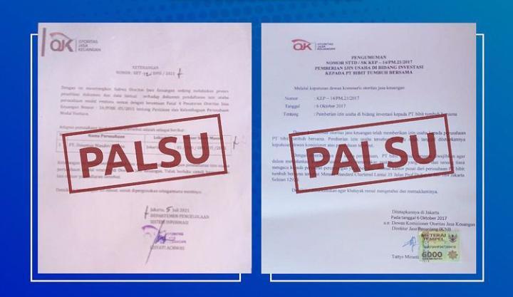 Cara Membedakan Surat Izin OJK Asli Dan Palsu